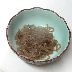 糸こんにゃくの甘辛炒め煮